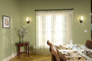 decorative hardware, drapes, drapery, curtain